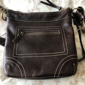 Coach leather cross body.